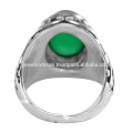 Green Onyx Gemstone 925 Solid Silver Ring Jewelry